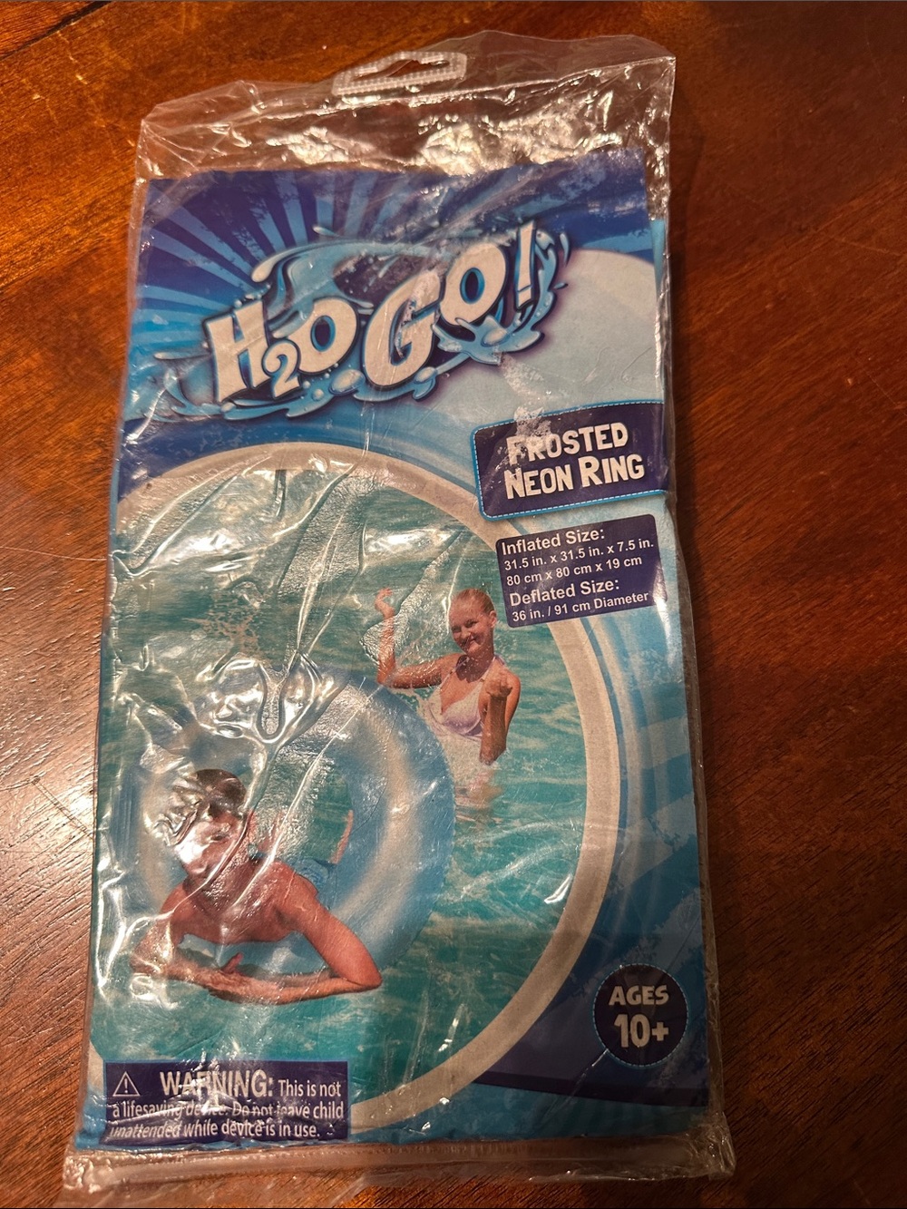 H2O Go! Frosted Neon Ring - Blue